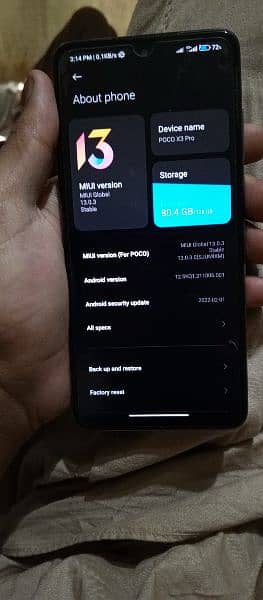 Poco x3 Pro Official PTA aproved 6GB/ 128GB 1