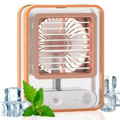 New Desk Fan With LED Light and Mist Spray