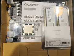 AMD Ryzen 5 7500f, Gigabyte A620M S2H. 32GB DDR5 RAM