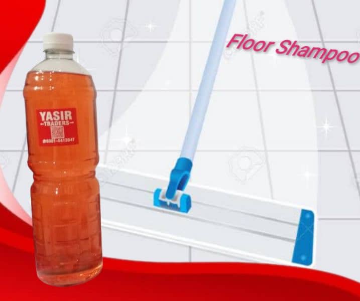 Floor Shampoo Liquid - Antibacterial power floor cleaner 1 liter 0