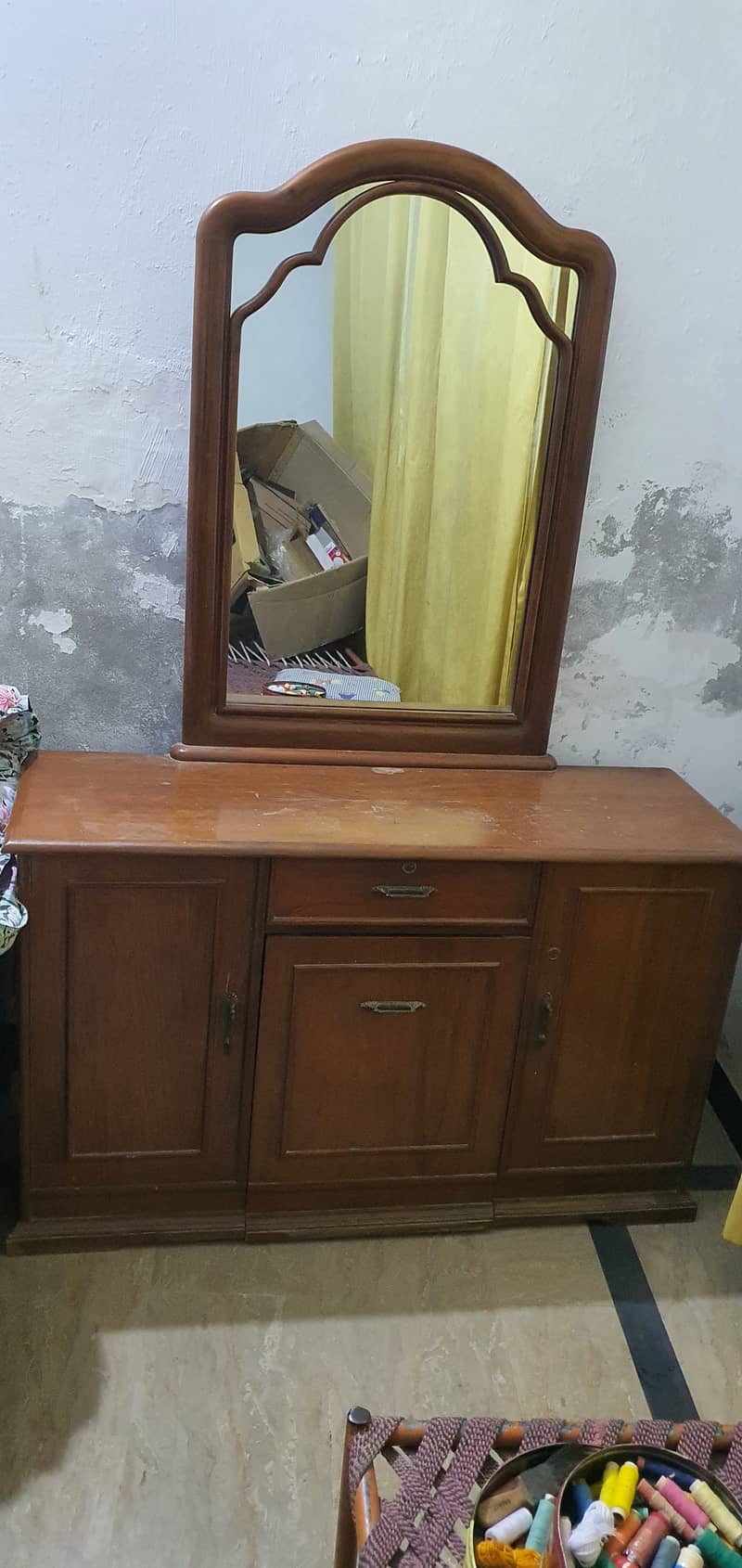 Wooden CROCKERY SHOW CASE and DRESSING TABLE 5