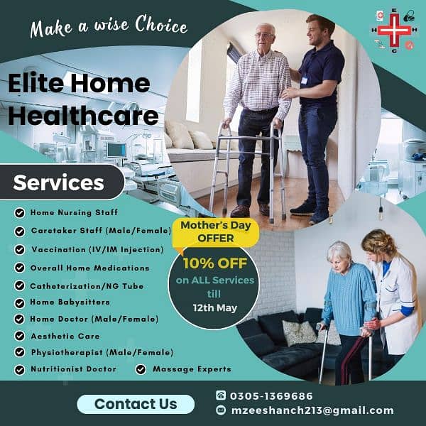 Home patient care Nursing staff,allother home medical services avlbl 0