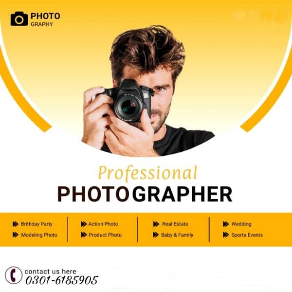 Photography and videography 0301-6185905 1