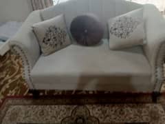 7 seater sofa set with new cushions and sofa covers