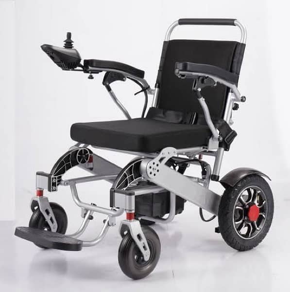 Electric Wheelchair Hajj Full Foldable / Light Weight Hajj Umrah 120kg 4