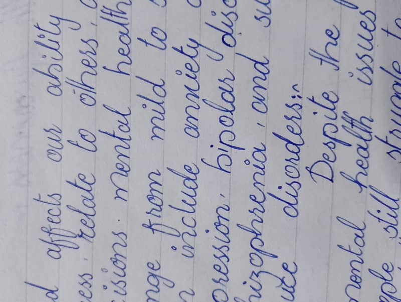 Handwriting assignment work 18