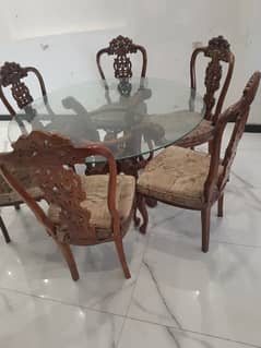round dining table 6 seater