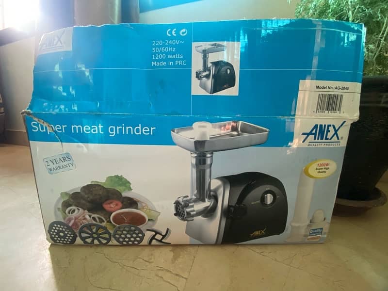 Anex meat griender and vegetable cutter 2