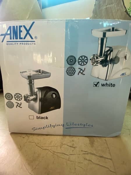 Anex meat griender and vegetable cutter 4