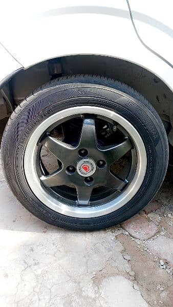 alloy rims and tyres 14" for alto 1