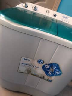 Haier washing machine twin tub 8kg