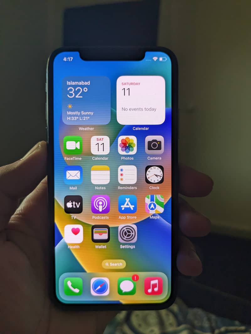 Iphone X PTA approved 64 GB 0