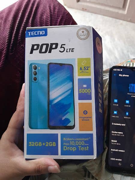 TECNO POP LITE 5 FOR SALE IN VERY GOOD CONDITION 3