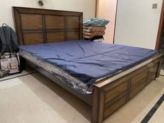 new double bed for sale with mattress 0