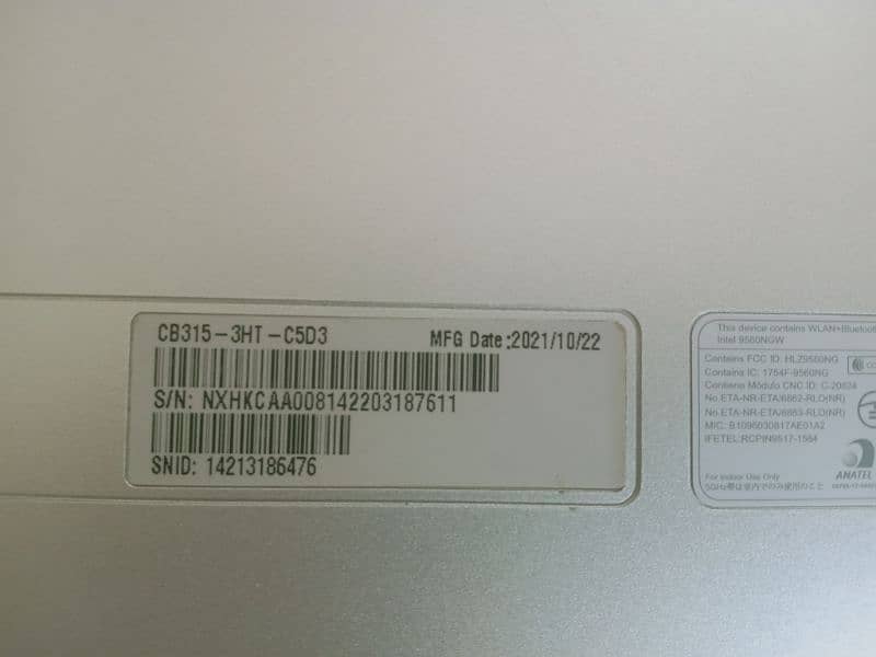 chromebook Acer 315 5