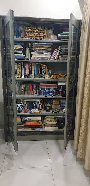 Aluminum Book Cabinet 2