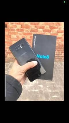 Samsung note 8 double Sim official approval with box