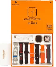 S100 Ultra watch 9 With 7 in 1straps 0