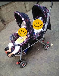 baby pram two seater