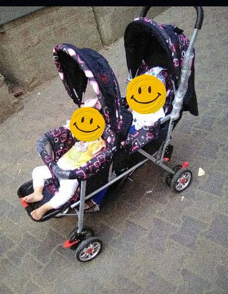baby pram two seater 0