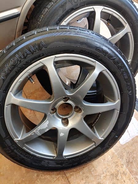 16 inch alloys and tyres (yokohama) in good condition 7