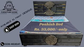 poshish bed set/wooden bed/bed set/luxury bed/king size bed/double bed