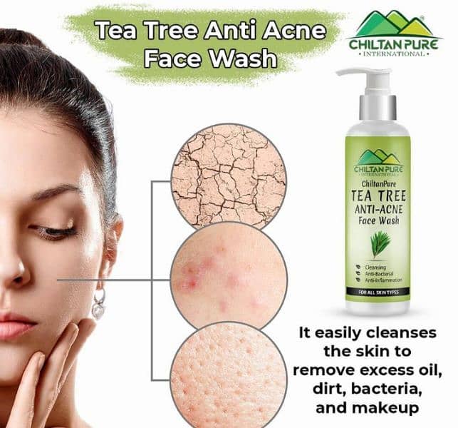 Tea tree Anti-Acni Face wash, Chilton pure 1