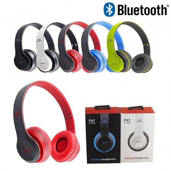 P47 5.0 Wireless Headphone|| P47 Bluetooth foldable headphone 2