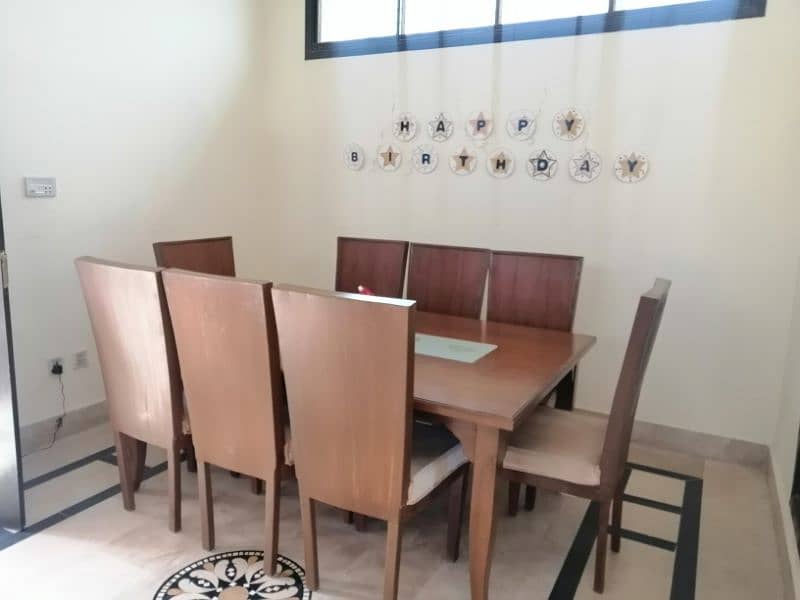 Dinning table with Eight chairs 0