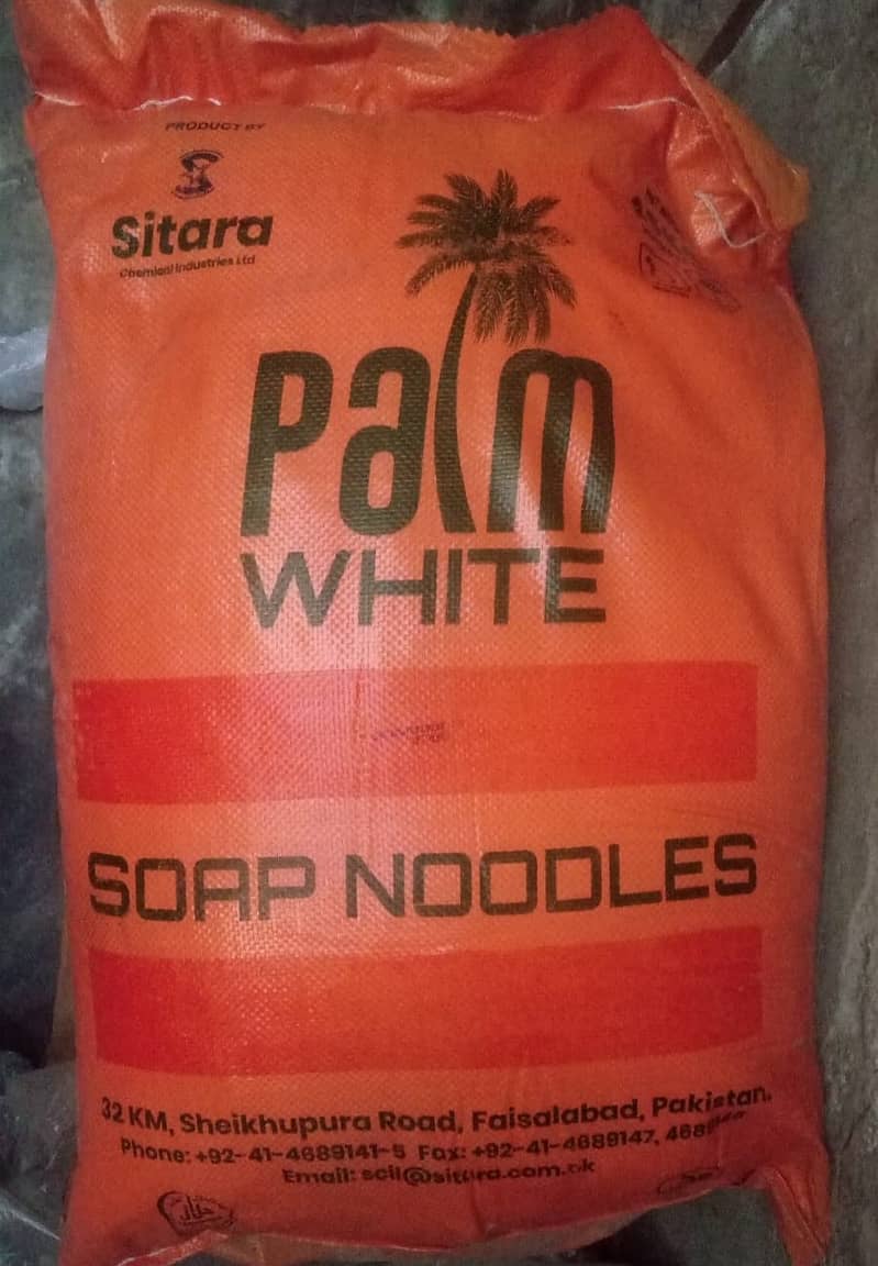 Sitara Soap Noodles Palm White, Noodles for soap making 3