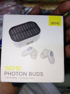 Beme earbuds with solar charge (new)
