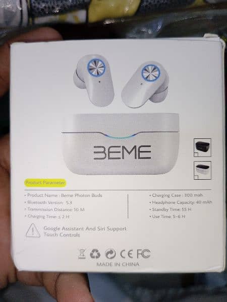 Beme solar power earbuds (new) 4