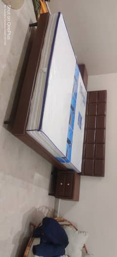 designer double bed availble with 7 years warranty 0344one25one398