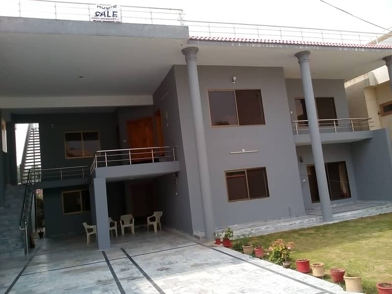 1 kanal double story house with 6 Bed and Bathroom for Sale 1