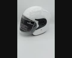 safe bike helmet. white