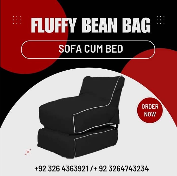 bean bag sofa /bean bag chair/bean ba sofa cum bed Sofa Cum Bed 6