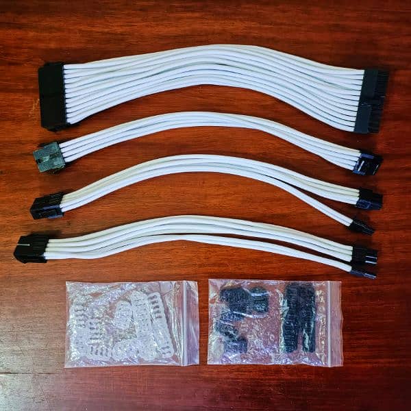 Gaming PC PSU Power Supply Unit extension cables 1