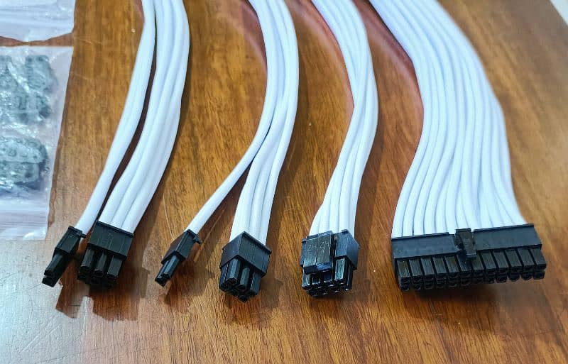 Gaming PC PSU Power Supply Unit extension cables 2