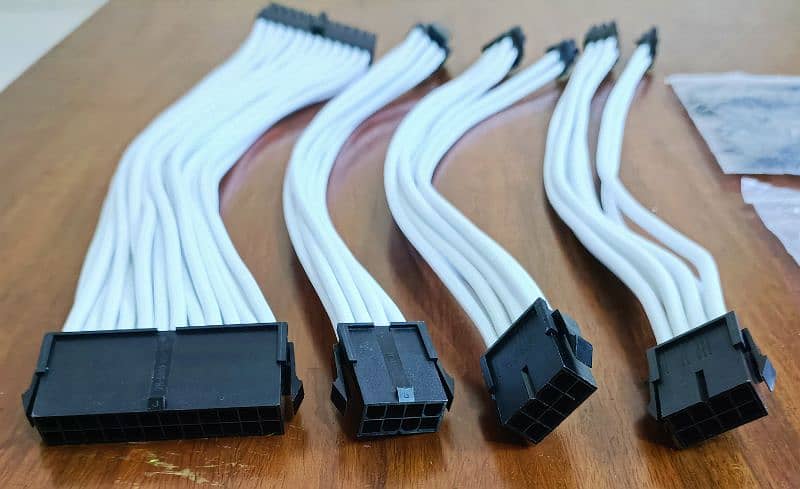 Gaming PC PSU Power Supply Unit extension cables 3