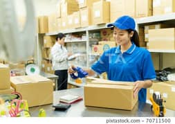 Cosmetic packing workers -  Female