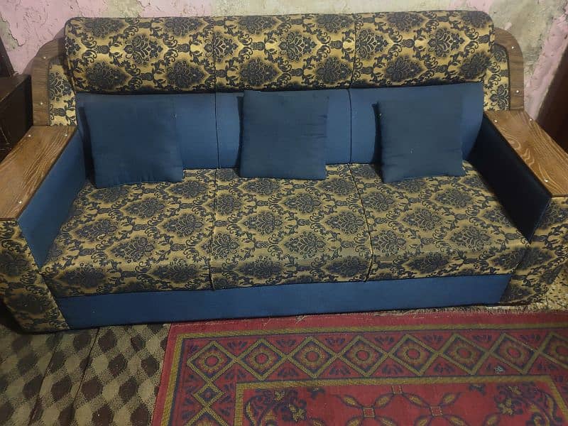 sofa seat 3 + two 1 seater self customized final Rs. 25000 2