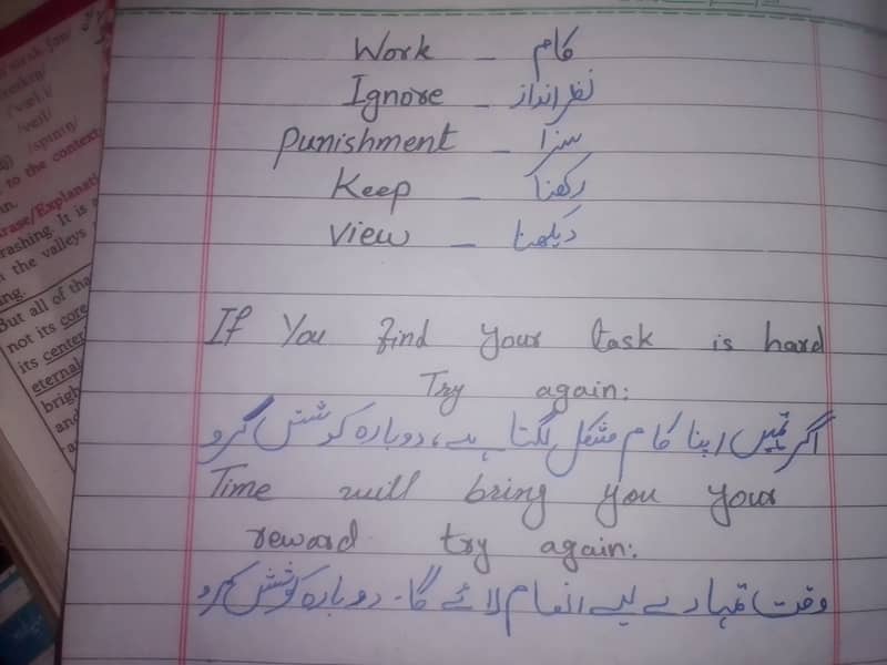 Handwritten assignment work 4