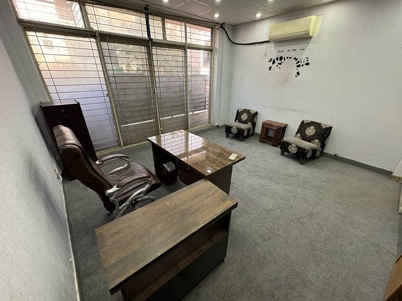 Furnished office space with AC 1