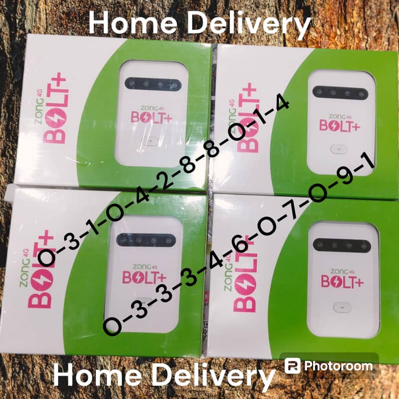 Zong 4G Bolt+ with Data SIM & without sim available 0
