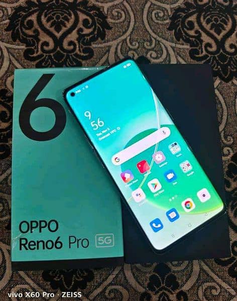 Oppo Reno 6 pro 12 GB RAM 256 GB memory PAT approved 0319//32//20//564 0