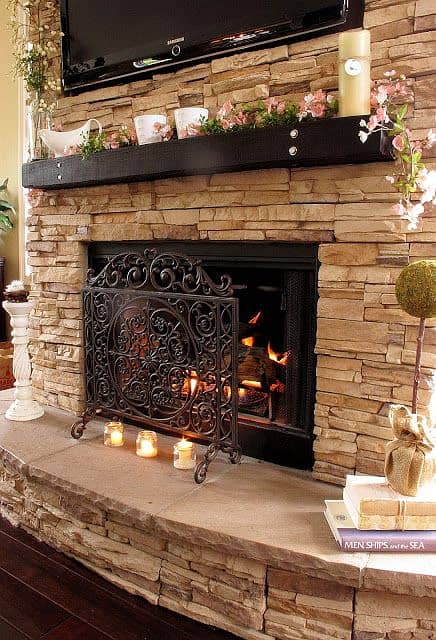 Gas fire place / Marble fire place / fireplace 5