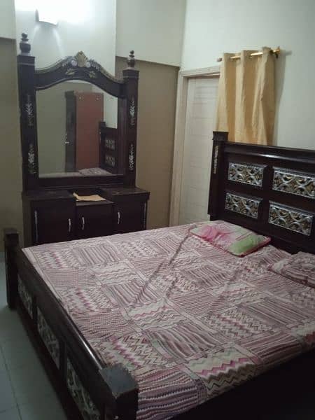 Flat Two bed + lounge, Gulshan Karachi, block 2 Askari park 3