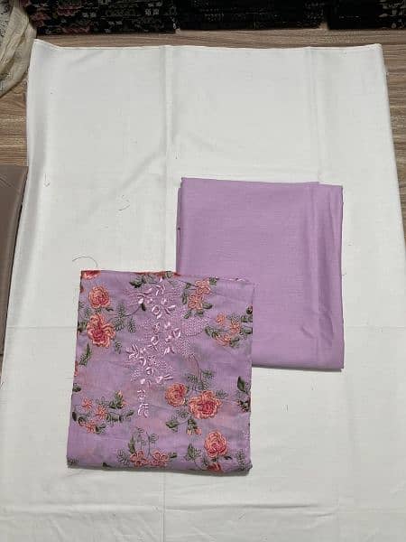 embroided lawn 2pc 2