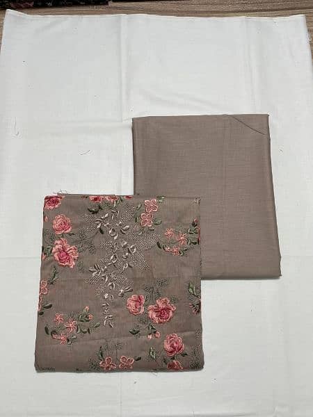 embroided lawn 2pc 3