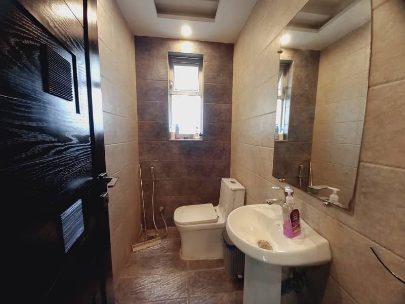 10 marla Slightly use corner Fully basement ultra modern design most luxurious bungalow for sale in DHA phase 5 Lahore 8